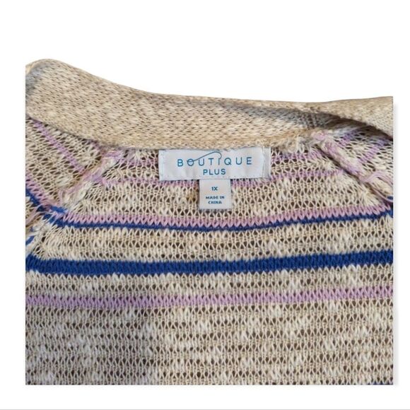 Boutique Striped Cardigan - Picture 2 of 2